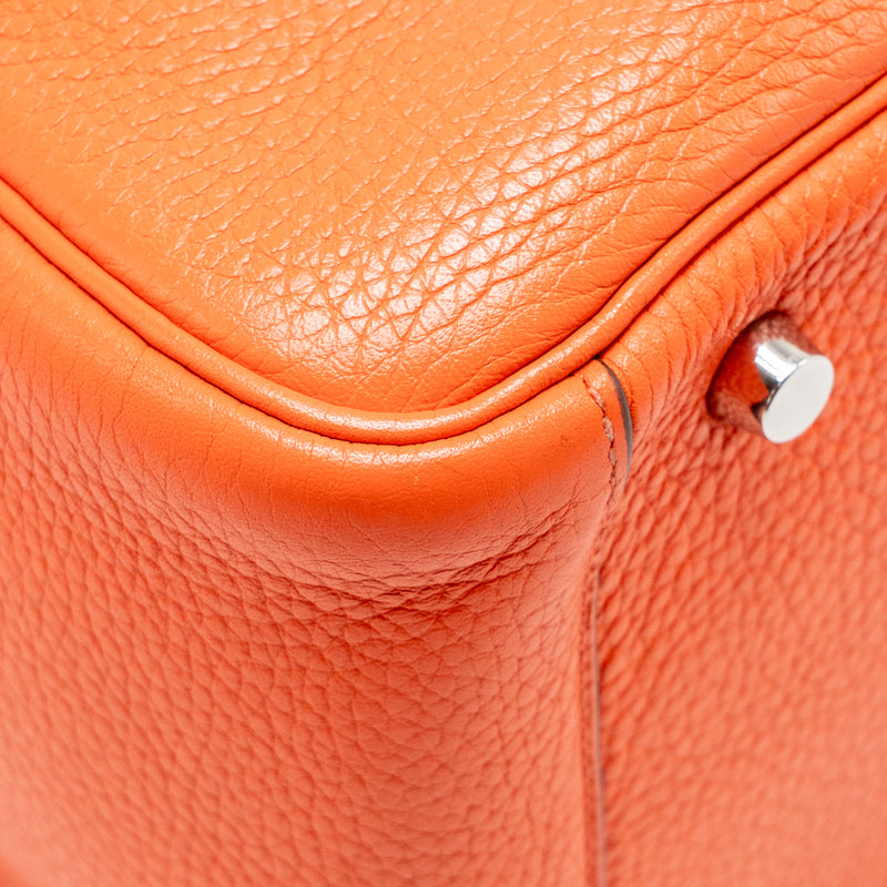 Hermes Lindy 30 Clemence Rose Jaipur SHW Stamp T