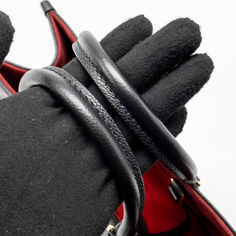 Louis Vuitton Onthego MM Monogram Empreinte Leather Black/Beige GHW