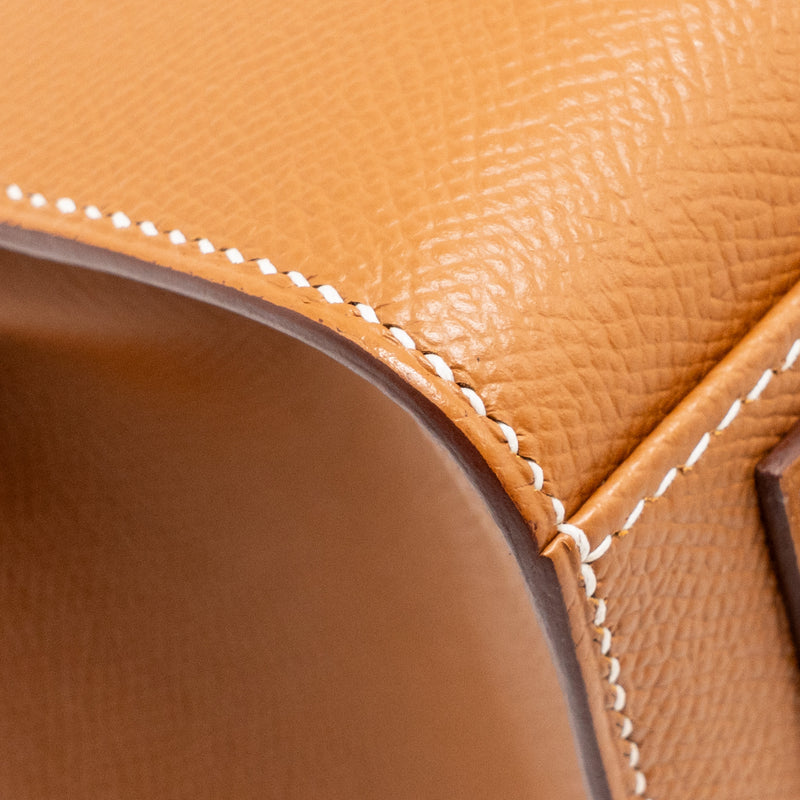 Hermes Birkin 25 Epsom Gold GHW Stamp Z
