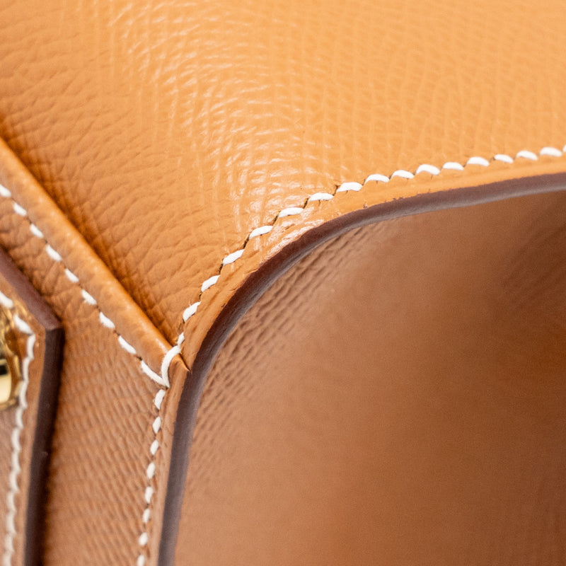 Hermes Birkin 25 Epsom Gold GHW Stamp Z