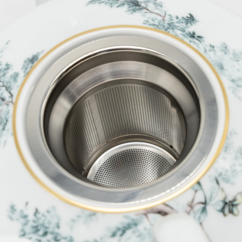 Hermes Carnets d’Equateur Teapot Porcelain/Filter Multicolour