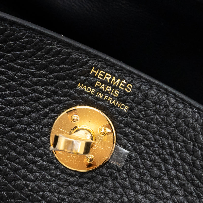 Hermes mini lindy celemence black GHW stamp B