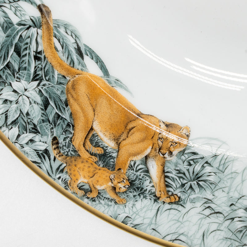 Hermes Carnets d’Equateur Soup Plate Porcelain Multicolour (Sell in a Set)