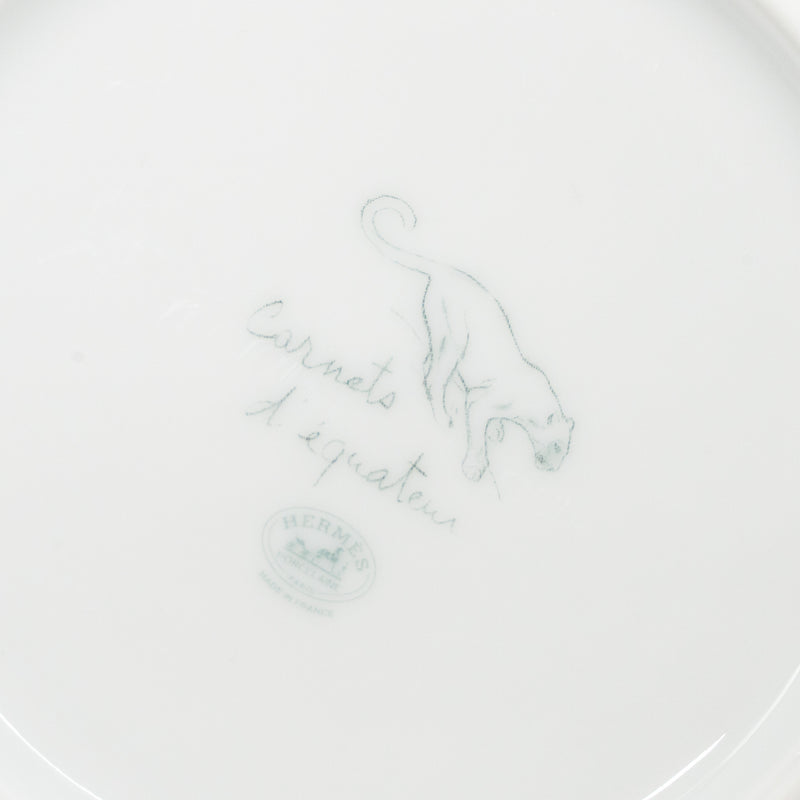 Hermes Carnets d’Equateur Soup Plate Porcelain Multicolour (Sell in a Set)