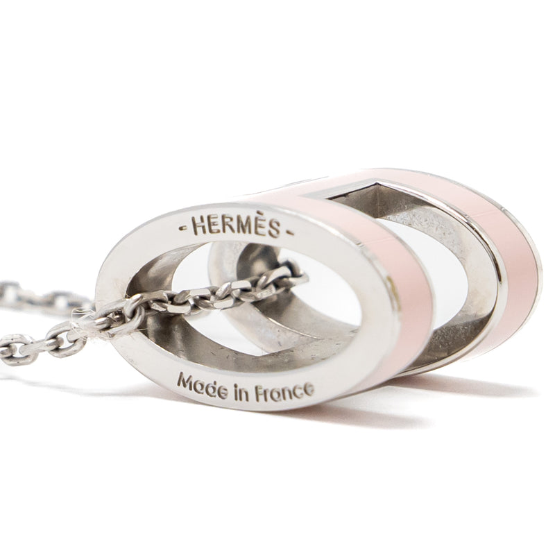 Hermes pop H pendant rose dragee SHW