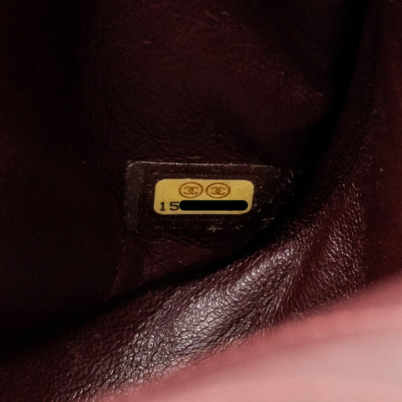 CHANEL Large 2.55 226 Reissue Double Flap Bag Aged Calfskin Black GHW