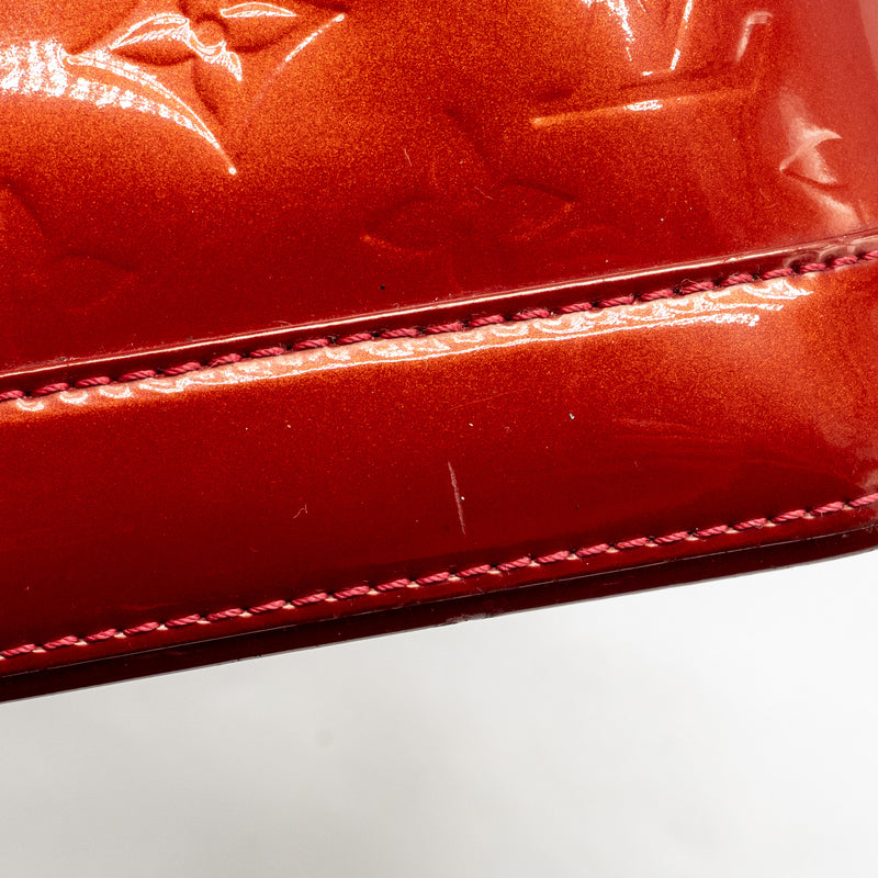 Louis Vuitton Alma BB Patent Leather Red GHW