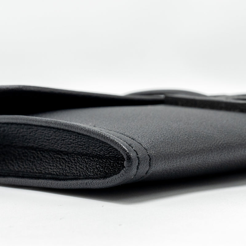 HERMES Jige Elan 29 Chèvre Chandra Black Stamp C