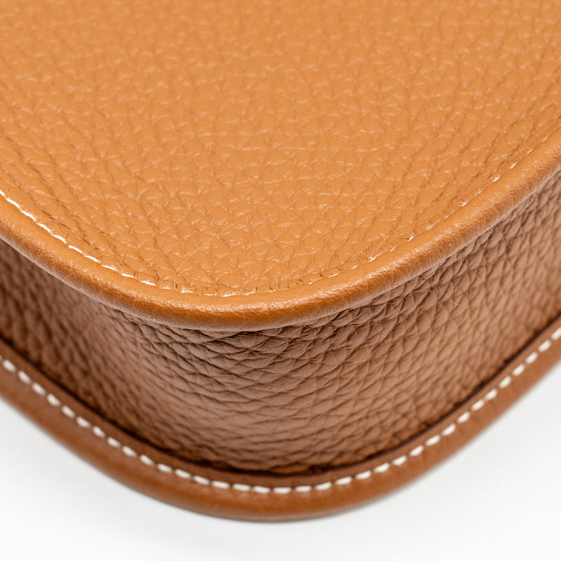 Hermes Mini Evelyn Clemence Gold SHW Stamp B