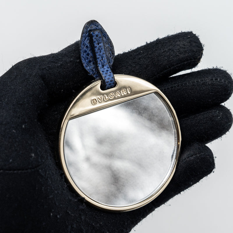 Bvlgari serpenti SHOULDER BAG KARUNG SKIN DARK blue LGHW