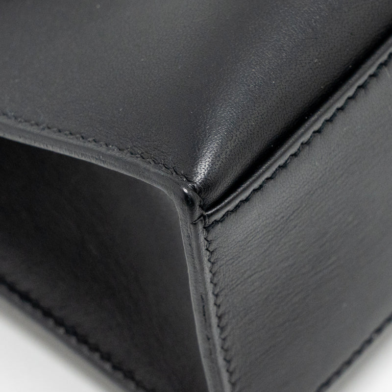 Hermes Kelly Pochette Swift Black GHW Stamp Y