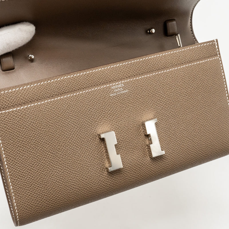 Hermes Constance to Go Epsom Etoupe SHW Stamp U