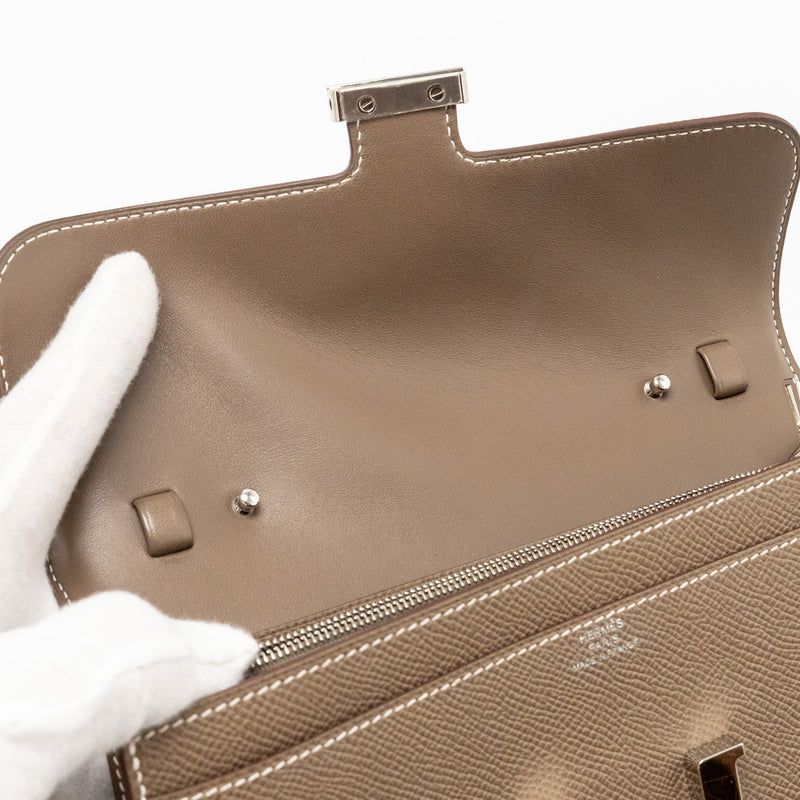 Hermes Constance to Go Epsom Etoupe SHW Stamp U