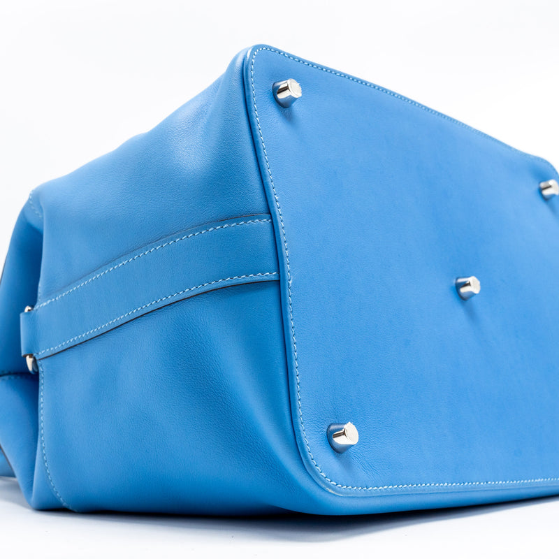 Hermes toolbox 26 swift blue paradise SHW stamp square R
