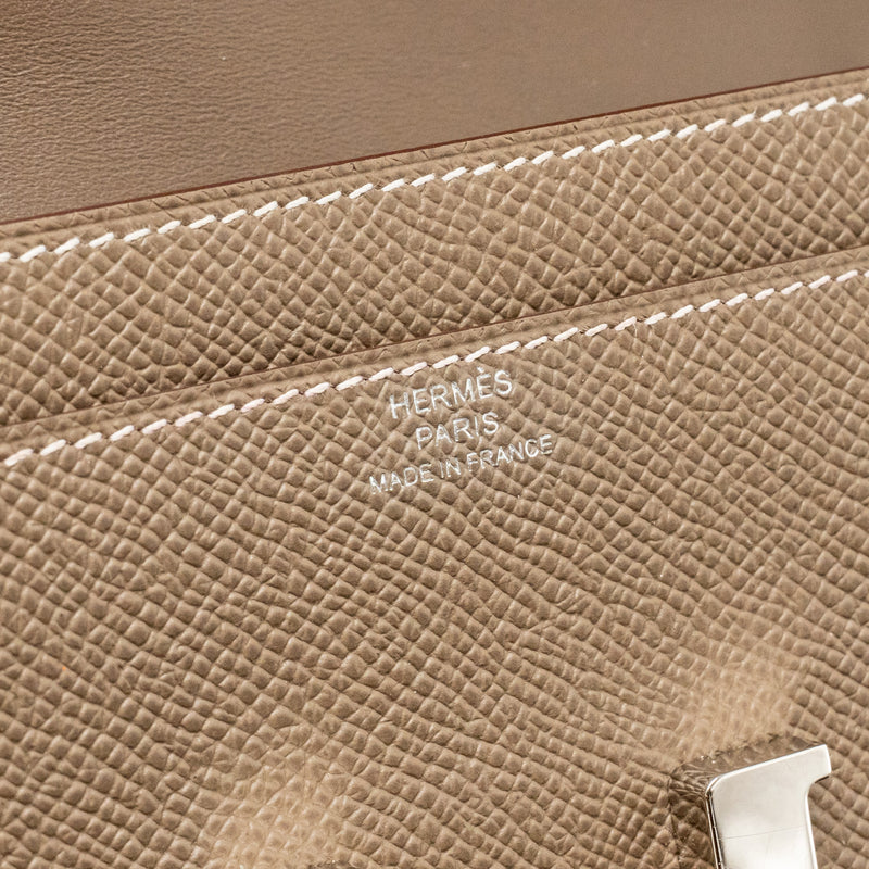 Hermes Constance to Go Epsom Etoupe SHW Stamp U