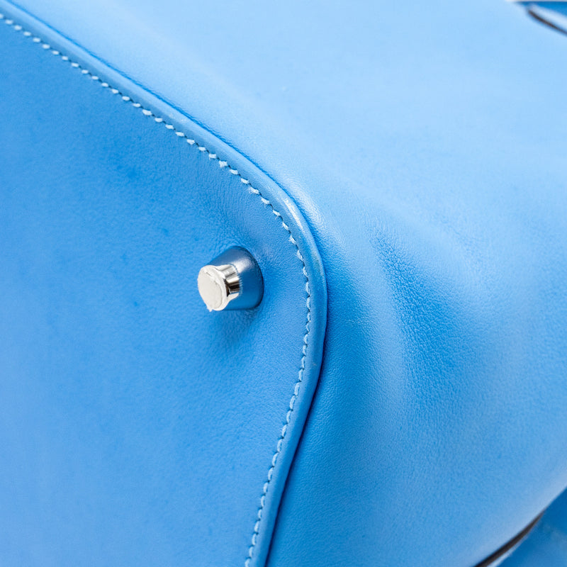 Hermes toolbox 26 swift blue paradise SHW stamp square R