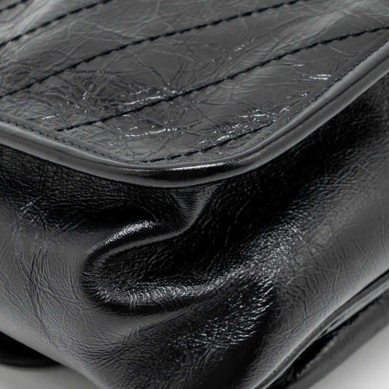 Saint Laurent/YSL Medium Niki Chain Bag Vintage Calfskin Black GHW