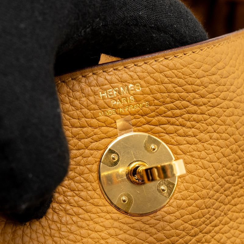 Hermes Lindy 26 clemence sesame GHW stamp Y