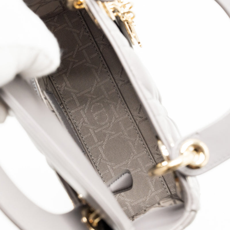 Dior Mini Lady Dior Lambskin Grey LGHW
