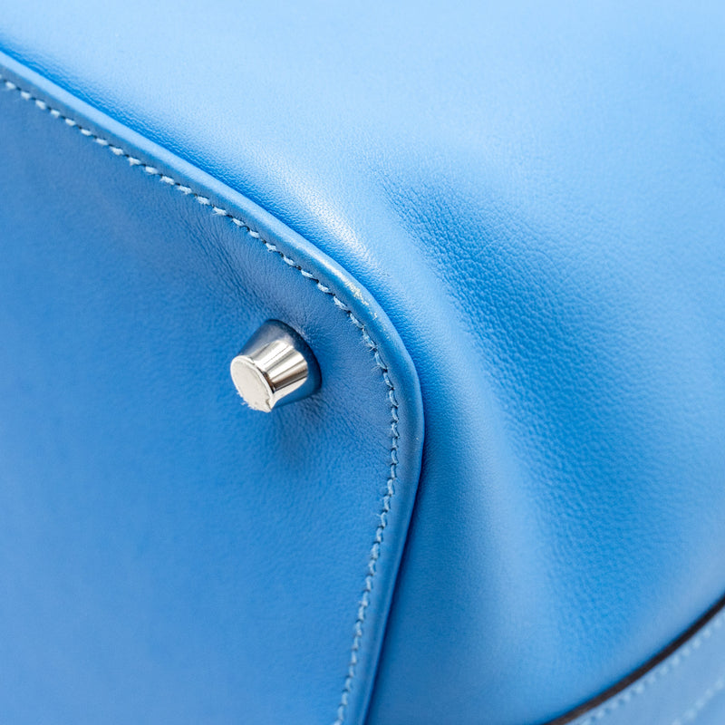 Hermes toolbox 26 swift blue paradise SHW stamp square R