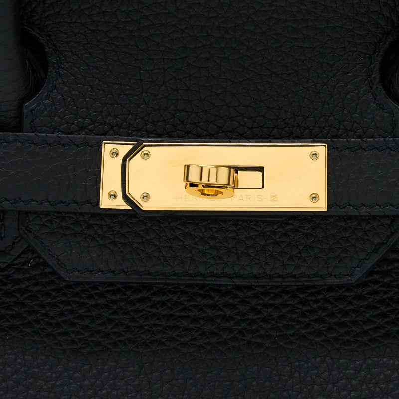 Hermes Birkin 30 Togo Black GHW Stamp D