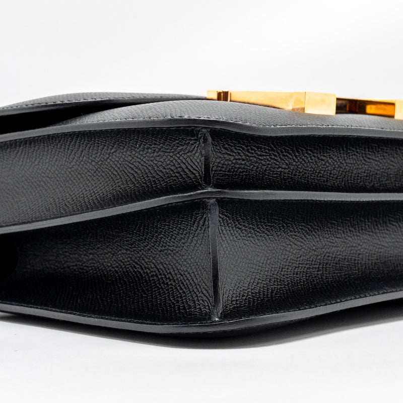 Hermes Constance 24 epsom black RGHW stamp Y