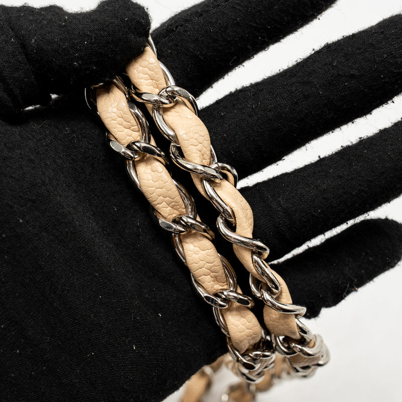 Chanel Jumbo Classic Single Flap Bag Caviar Beige SHW