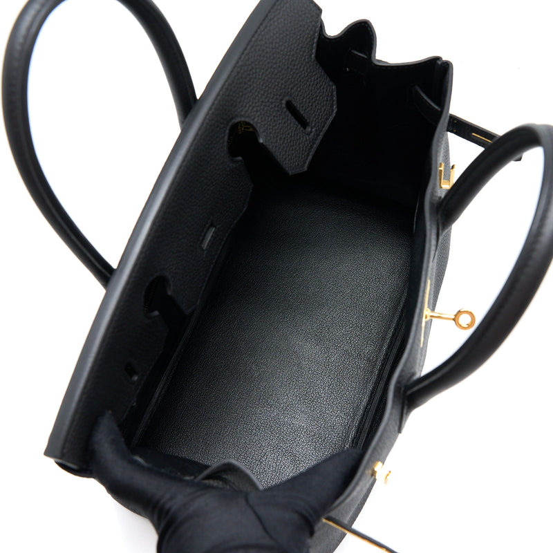 Hermes Birkin 30 Togo Black GHW Stamp D