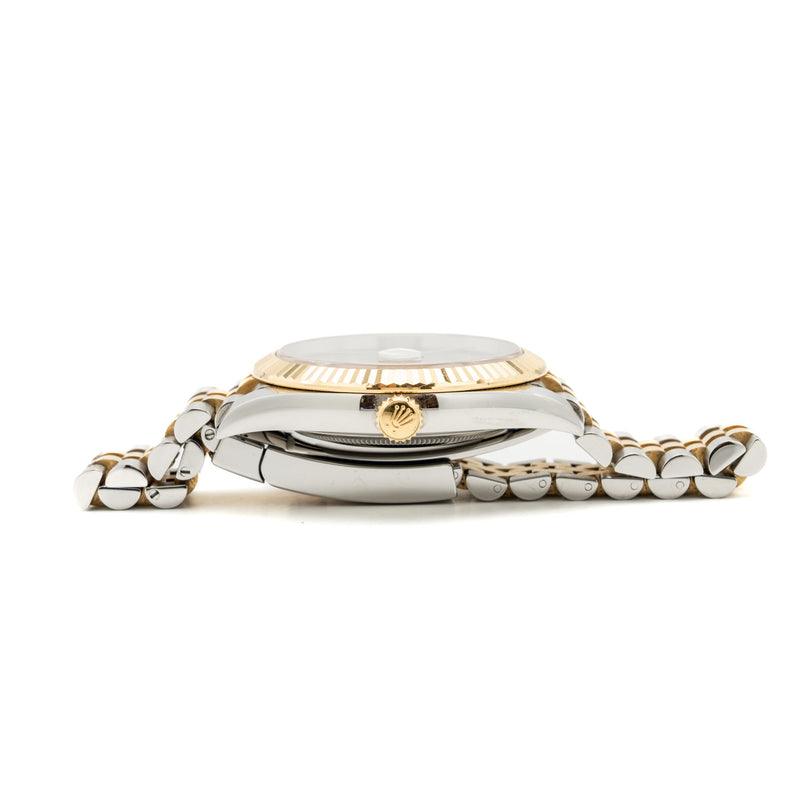 Rolex Datejust 41 oyster steel / yellow gold slate dial with jubilee bracelet model: M126333-0020