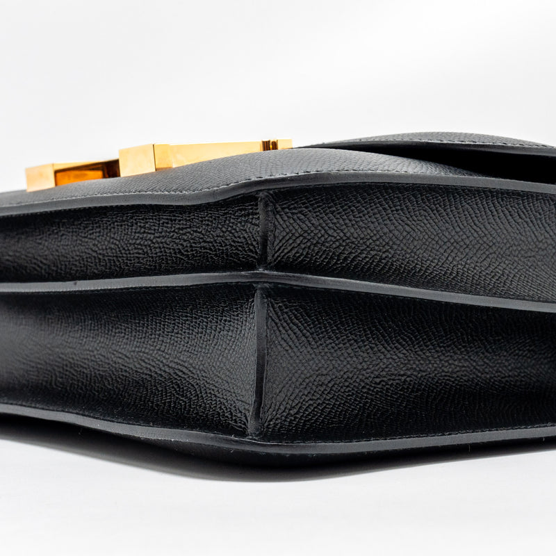 Hermes Constance 24 epsom black RGHW stamp Y