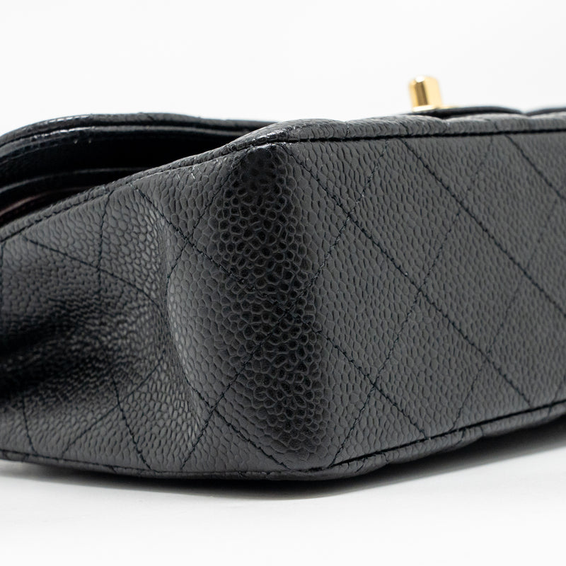 Chanel Small Classic Double Flap Bag Caviar Black GHW (Microchip)