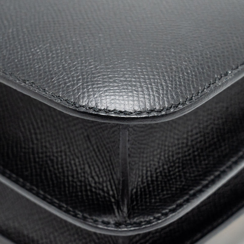 Hermes Constance 24 epsom black RGHW stamp Y