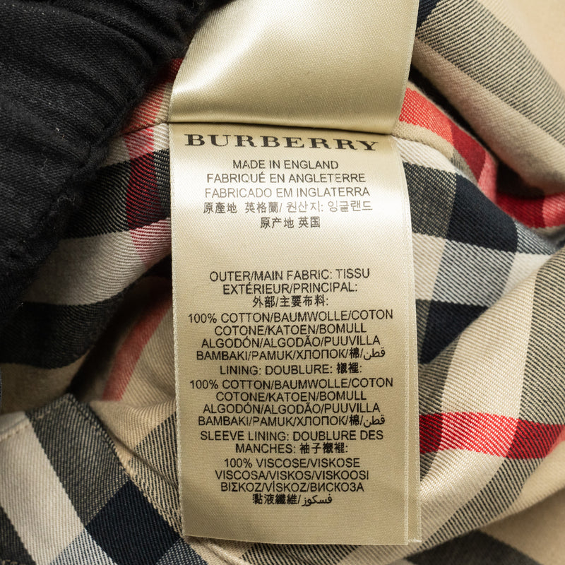 Burberry Size 50 Sandringham Short Trench Coat Cotton Beige