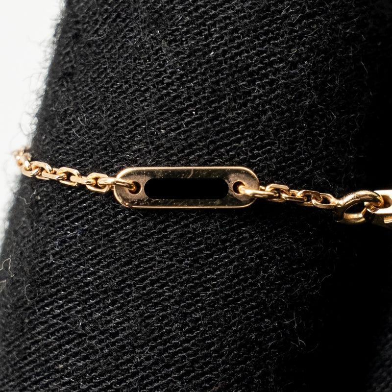 Van Cleef & Arpels Frivole Bracelet , Mini Model Rose Gold with Ruby Stone