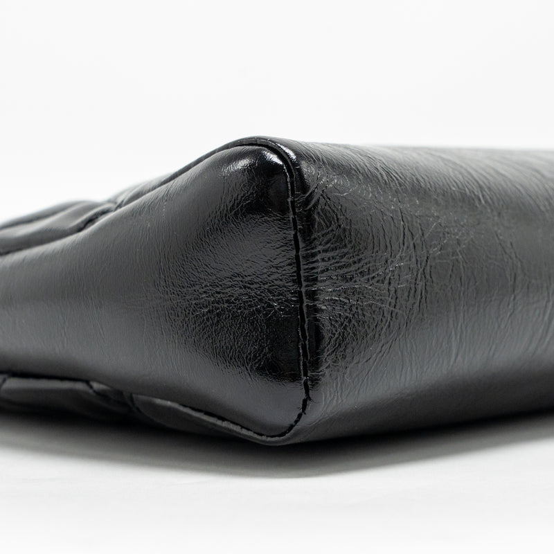 Chanel Mini 31 Bag Shiny Calfskin black LGHW (Microchip)