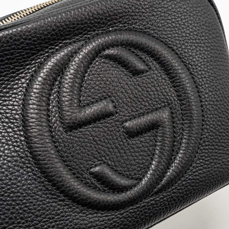 Gucci Soho Disco Camera crossbody bag calfskin black LGHW
