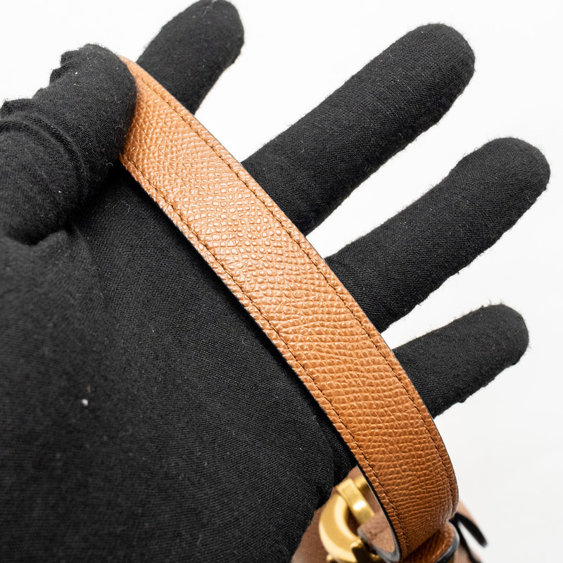 Dior Medium Saddle Bag Calfskin Caramel GHW