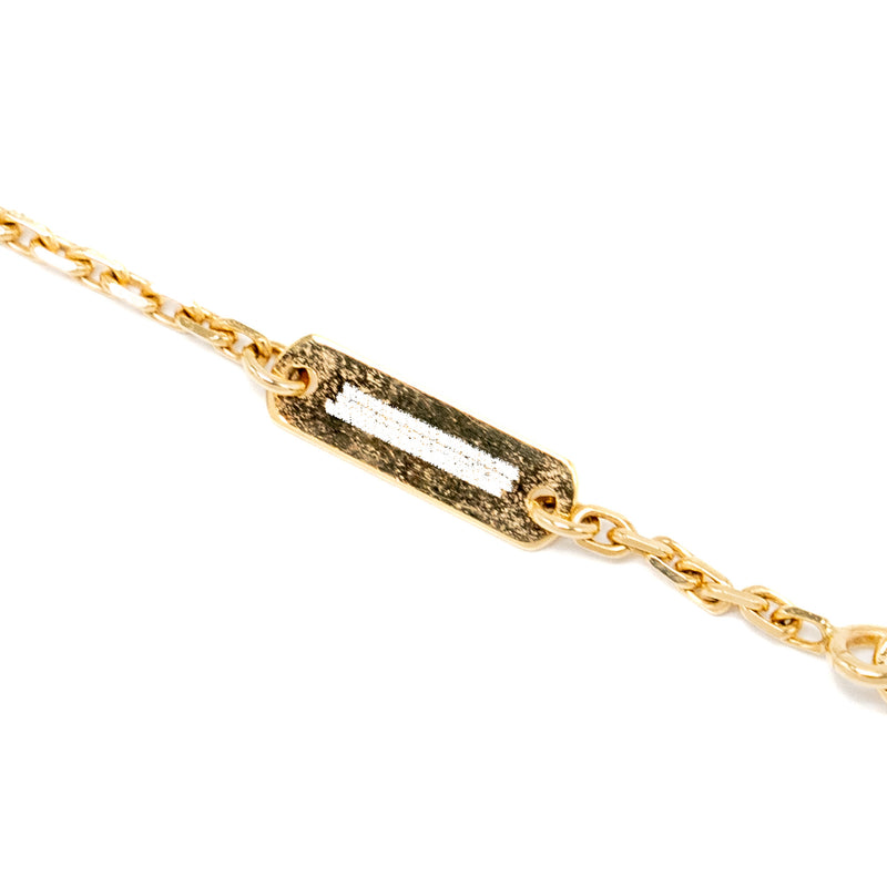 Van Cleef & Arpels Vintage Alhambra Pendant 2019 Limited Edition Celestial Blue Sevres Porcelain / Diamond Yellow Gold