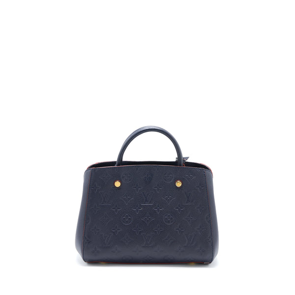 Louis Vuitton Montaigne BB Monogram Empreinte Navy GHW