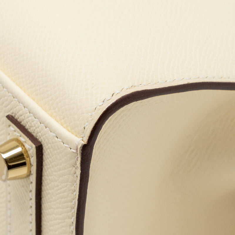 Hermes birkin 25 epsom nata GHW stamp z