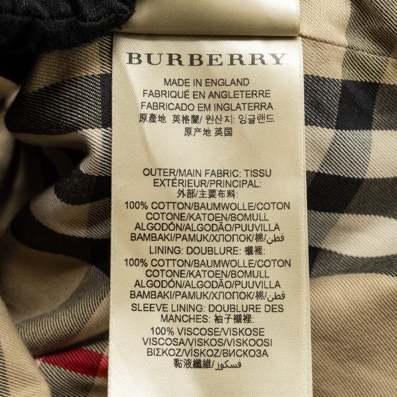 Burberry Size 48 Kensington Medium Trench Coat Cotton Beige