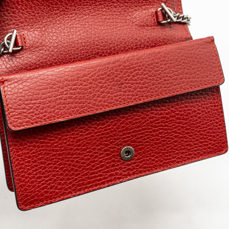 Gucci Dionysus Mini Bag Calfskin Red Multicolour Hardware