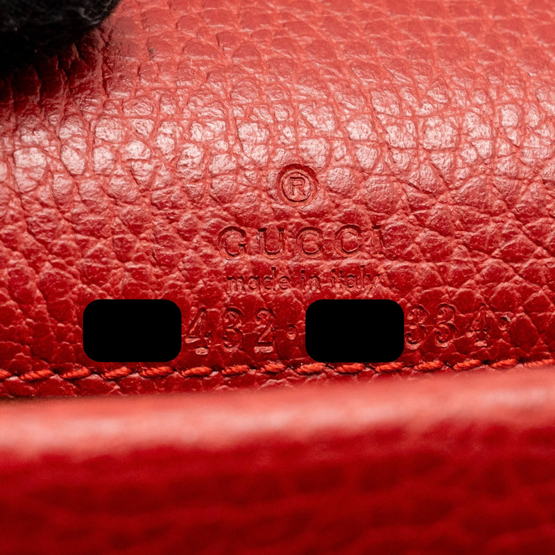 Gucci Dionysus Mini Bag Calfskin Red Multicolour Hardware