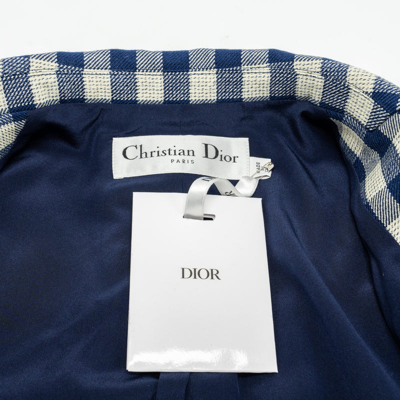 Dior size 34 Laine jacket blue/white/multicolour