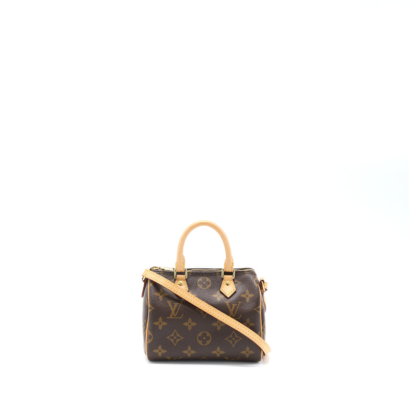 Louis Vuitton Nano Speedy Monogram Canvas GHW (Old Version)