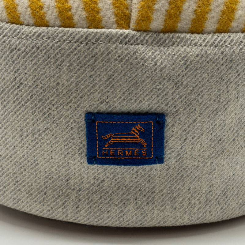 Hermes Epopee Footstool Wool/Cashmere Multicolour SHW