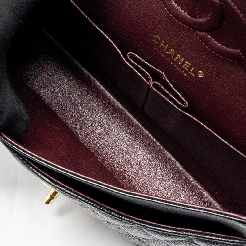 Chanel Medium Classic Double Flap Bag Caviar Black GHW