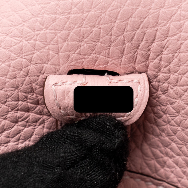 Hermes Mini Evelyne Clemence Rose Sakura SHW Stamp K