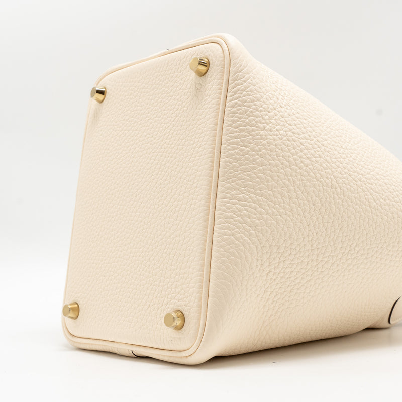 Hermes Picotin 18 Lock Bag Clemence Nata GHW Stamp W