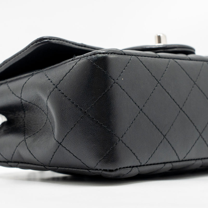 Chanel Mini Rectangular Flap Bag Lambskin Black SHW